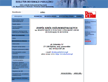 Tablet Screenshot of bip.zsobytow.infocity.pl