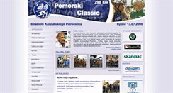Desktop Screenshot of pomorskiclassic.infocity.pl